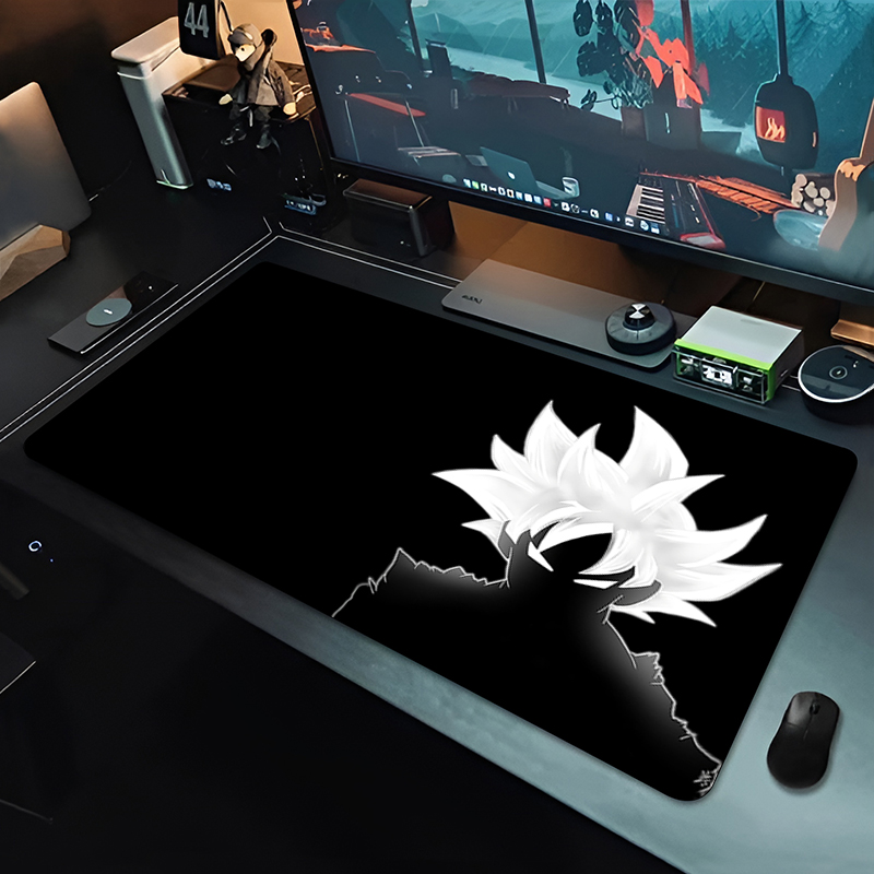 Gaming Accessories Computer - DBZ 블랙 애니메이션 마우스 패드 드래곤