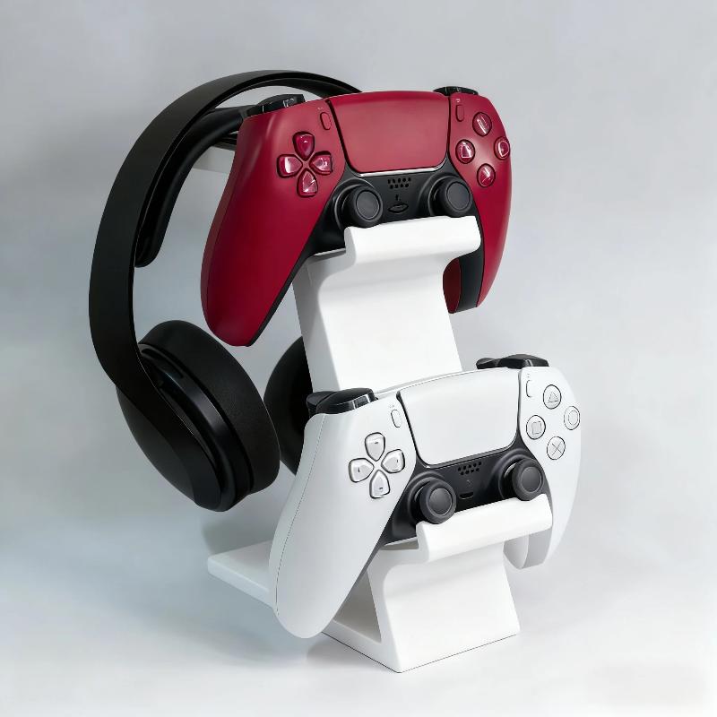 Gaming Accessories Sale - ● 헤드셋 홀더가 있는 책상용 3-in-1
