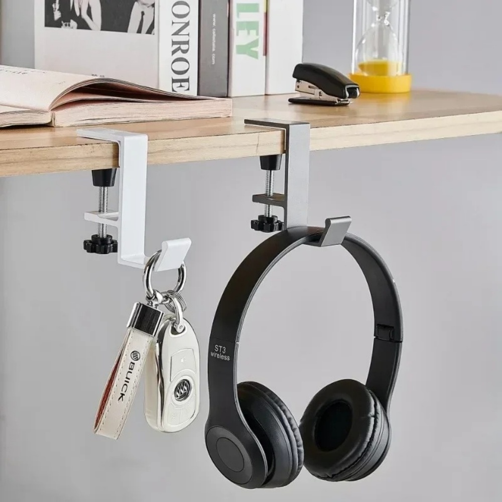 1/2개 펀치프리 조절식 책상 걸이 헤드셋 백팩 걸이  - Gaming Accessories Sale 리뷰 및 가격