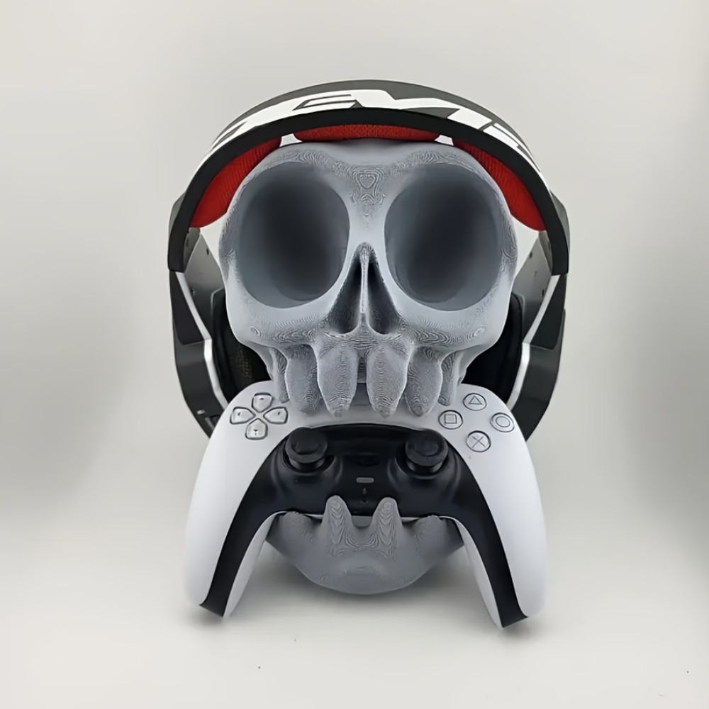 해골 모양 컨트롤러 스탠드 헤드폰 홀더 2-in-1 게 - Gaming Accessories Sale 리뷰 및 가격