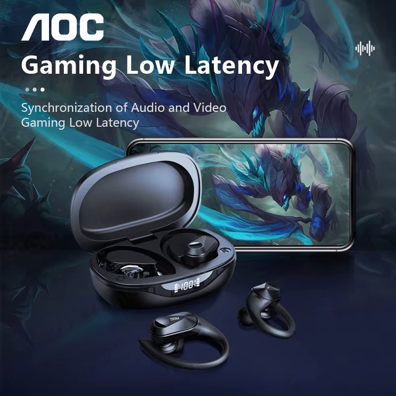 초이스 AOC 스포츠 헤드셋 무선 블루투스 6.0 이어 - Gaming Accessories Sale 리뷰 및 가격