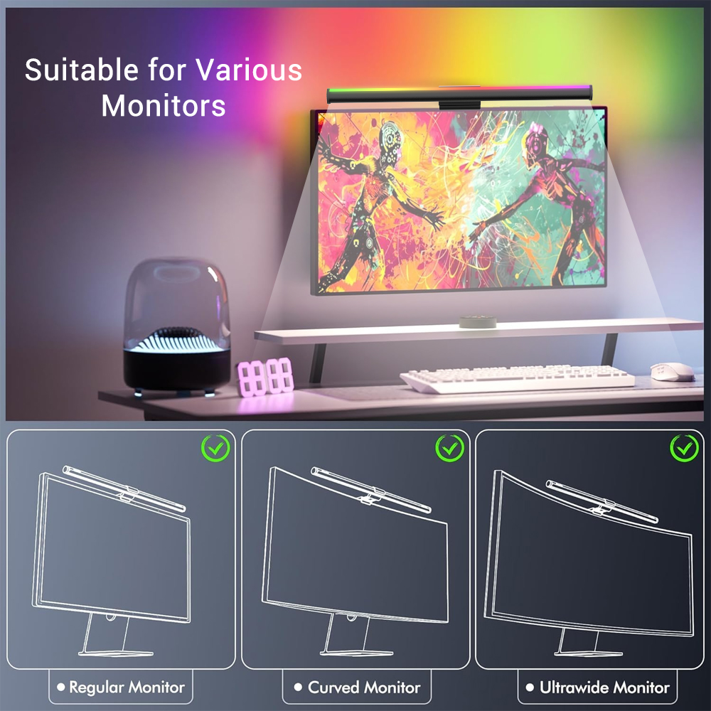 와이파이 라이트바 모니터 라이트 바 램프 스크린 설정  - Gaming Accessories App 리뷰 및 가격