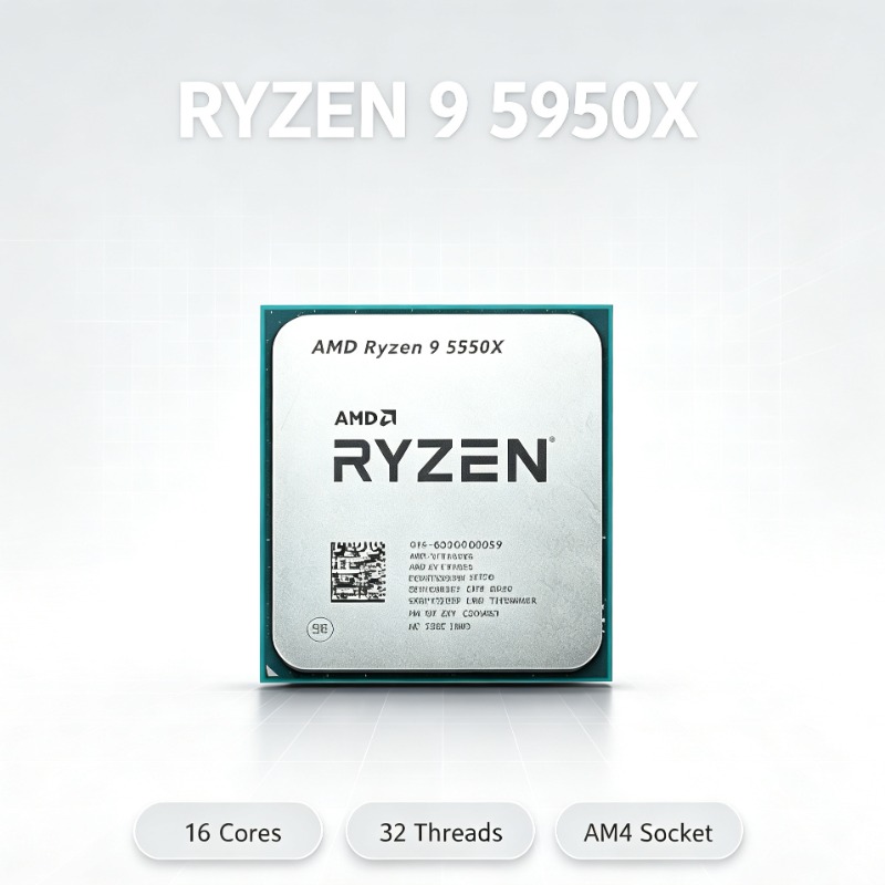16코어 데스크탑 CPU AMD Ryzen 9 5950 - Amd Cpu Ryzen 9 리뷰 및 가격